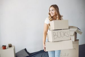 college student moving